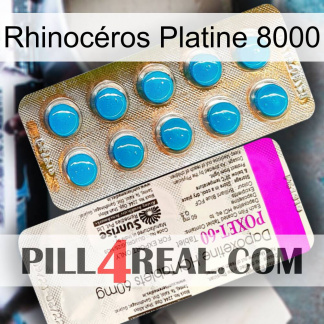 Rhinocéros Platine 8000 new07